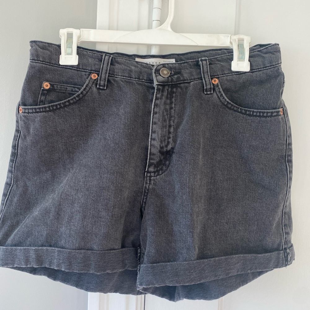Topshop black shorts Large